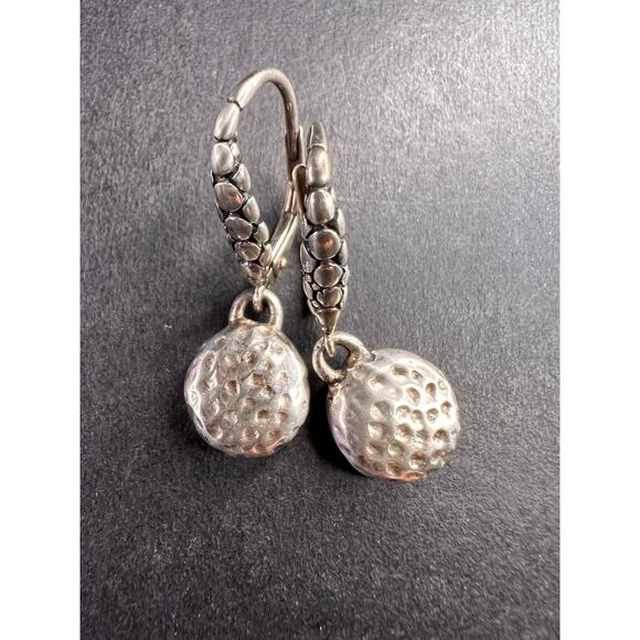 SARDA Jewelry - SARDA sterling silver drop disc earrings
